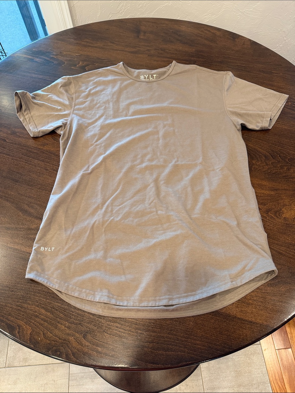 BYLT Basics Men's Crew Neck T-Shirt — Taupe
